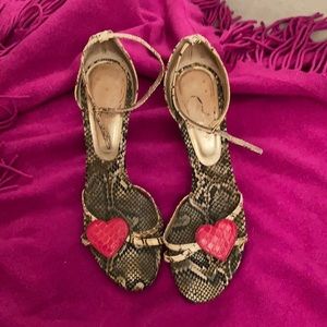 Vintage Dolce & Gabbana Python Sandals